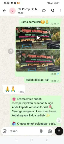 Testimonial Papan Bunga sungai jawi